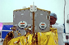 Moon Impact Probe on the Chandrayaan 1